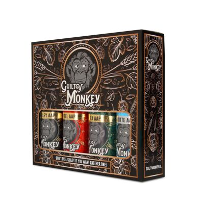 Guilty Monkey 4 Bottles Giftbox - 33 cl /p.st.