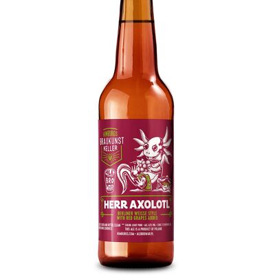 Herr Axolotl Red Grapes - 50cl