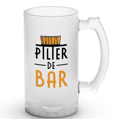 Chope de bière "Pilier de Bar"