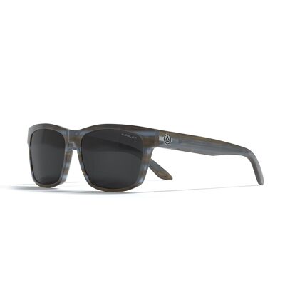 ULLER Ushuaia Brown Striped / Schwarze Sonnenbrille