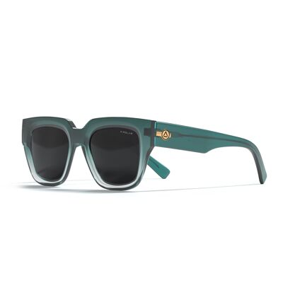 Lunettes de soleil ULLER vert boréal rayé / noir