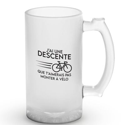 "I have a descent..." beer mug