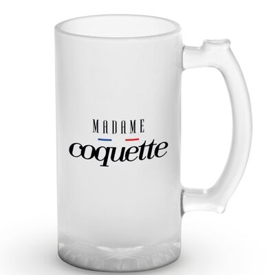Chope de bière "Madame Coquette"