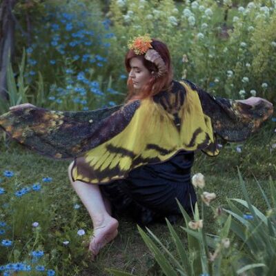 Acherontia ali di falena mantello di farfalla Mantello di falena testa di morte