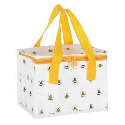 Bolsa de almuerzo con estampado de abejas