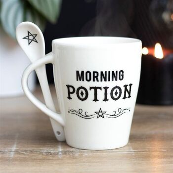 Ensemble tasse et cuillère Morning Potion 5