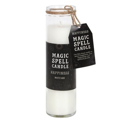 Weißer Salbei 'Happiness' Spell Tube Candle