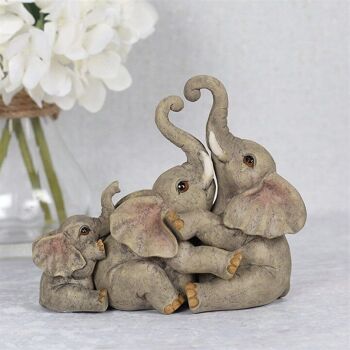 Ornement de la famille des éléphants 4