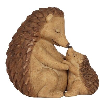 Felice Hoglet madre e bambino riccio ornamento