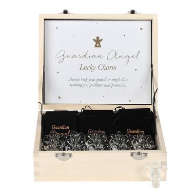 Guardian Angel Lucky Charm in Bag Display of 24 pieces