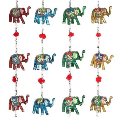 Elefante decorativo da appendere assortito con campana