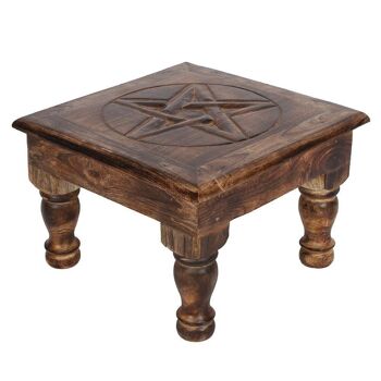 Table d'autel pentagramme 1