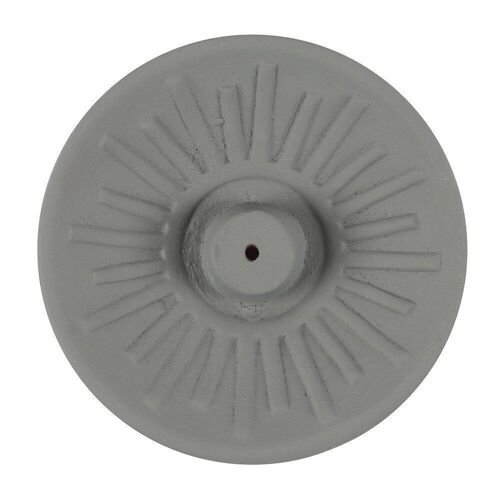 Grey Energy Terracotta Incense Plate