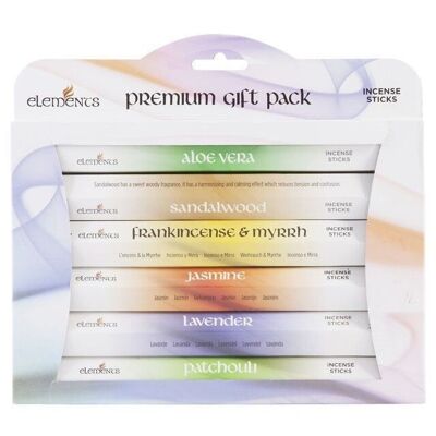 Elements Premium Fragrances Räucherstäbchen-Geschenkpackung