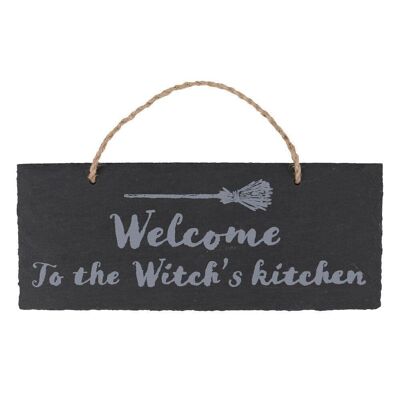 Witch's Kitchen Schieferschild zum Aufhängen