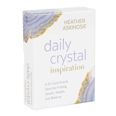 Cartes Oracle quotidiennes d'inspiration cristalline