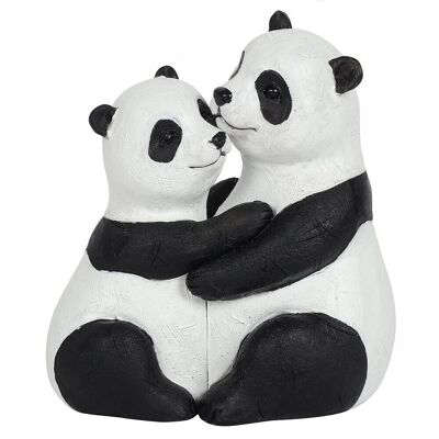 Ornamento di coppia di panda