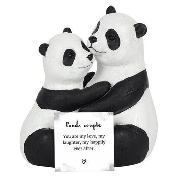 Ornement Couple Panda 3
