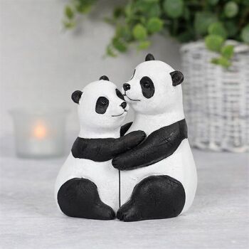 Ornement Couple Panda 4
