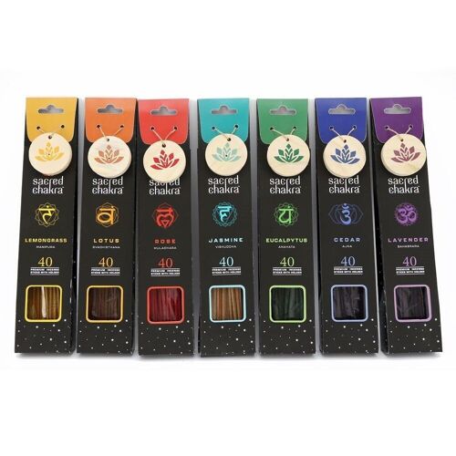 Sacred Chakra Incense Sticks