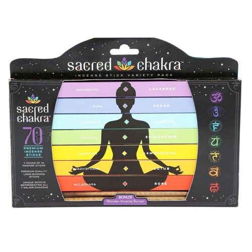 Sacred Chakra Incense Stick Gift Pack