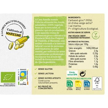 Crème de Courgettes Jaunes Bio 500ml KM0 2