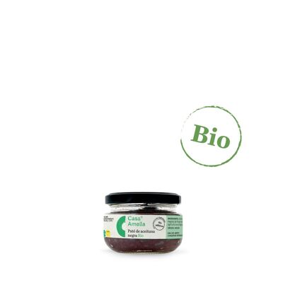 Black olive pate from Bajo Aragón Bio 100g