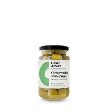 Olives manzanilla dénoyautées 360g