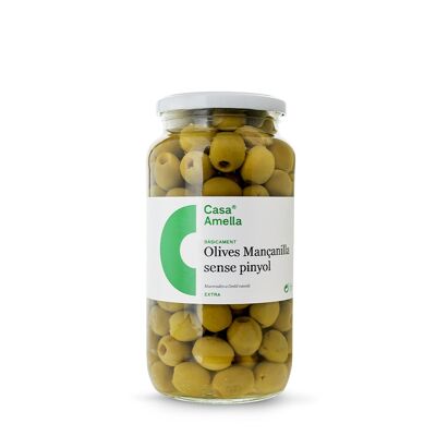 Olives manzanilla dénoyautées 960g