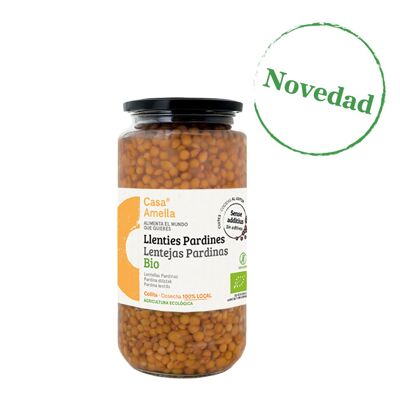 NOUVEAU: Lentilles Pardinas Biologiques 540g Format Familial - Certifié Sans Gluten par l'Association Cœliaque de Catalogne