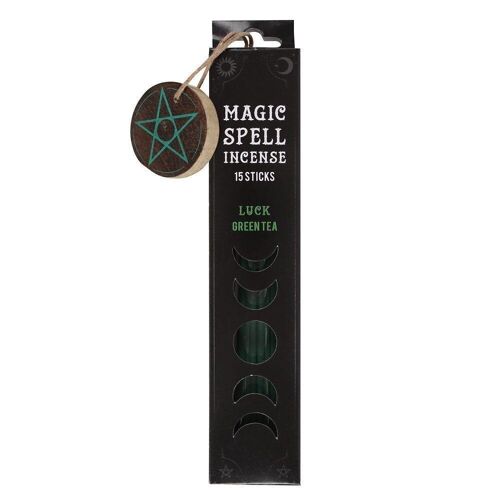 Green Tea 'Luck' Spell Incense Sticks