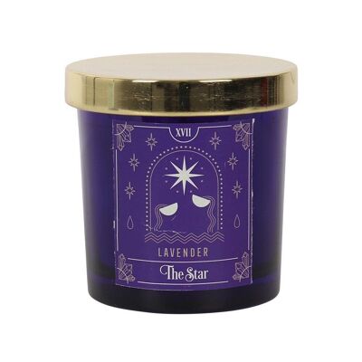 Die Stern-Lavendel-Tarot-Kerze