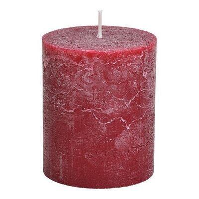 Candle 10x12x10cm made of Bordeaux wax