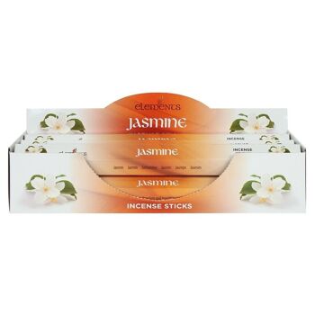Ensemble de 6 paquets de bâtons d'encens Elements Jasmine 1