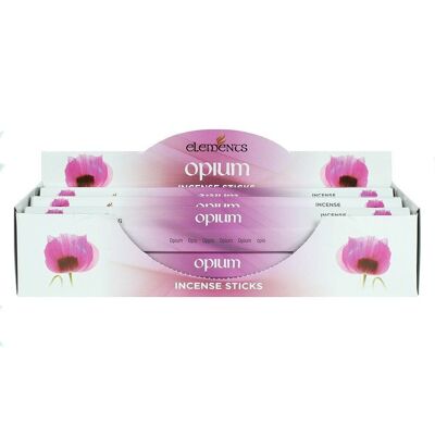 Set di 6 pacchetti di bastoncini di incenso Opium Elements