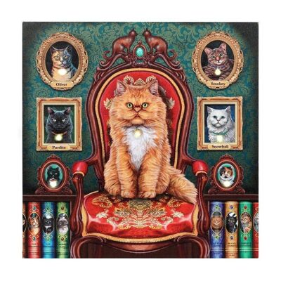 Lienzo iluminado Mad About Cats de Lisa Parker
