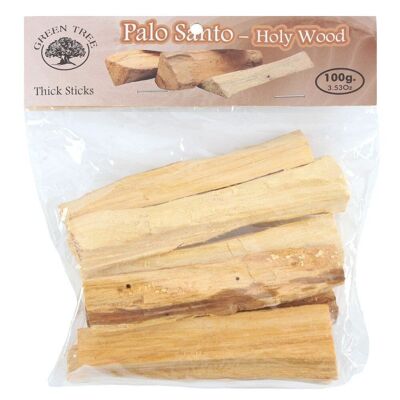 Green Tree Palo Santo Thick Sticks 100g