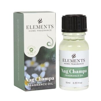 Ensemble de 12 huiles parfumées Elements Nag Champa 2