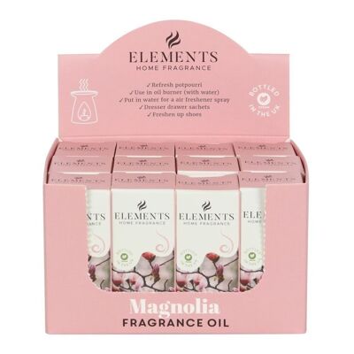 Set of 12 Elements Magnolia Fragrance Oils