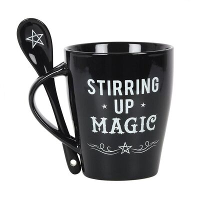 Magic Mug and Spoon Set zum Aufrühren