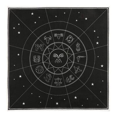 Nappe d'autel 70x70cm signe astrologique