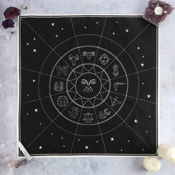 Nappe d'autel 70x70cm signe astrologique 2