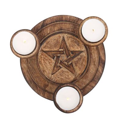 Portavelas Pentagram Tea Light