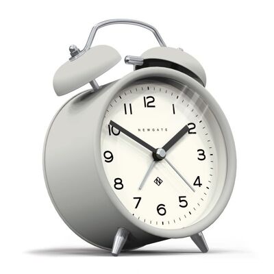 Alarm clock - Classic & Modern - White - Charlie Bell Echo - Newgate