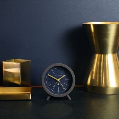 Alarm clock - Classic & Modern - Chocolate and black - Fred - Newgate