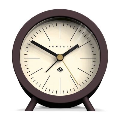 Alarm clock - Classic & Modern - Chocolate and white - Fred - Newgate