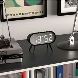 Réveil numérique - Design futuriste - LED - Météo - Noir - Cyborg - Newgate