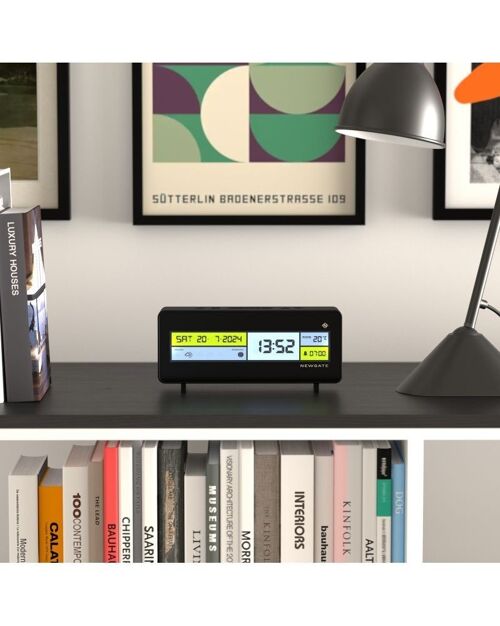 Réveil digital - Écran LCD multi-fonctions - Noir - Futurama - Newgate