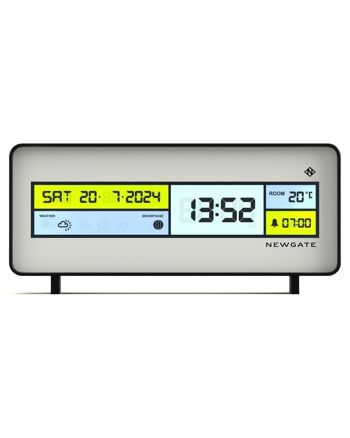 Réveil digital - Écran LCD multi-fonctions - Blanc - Futurama - Newgate 1