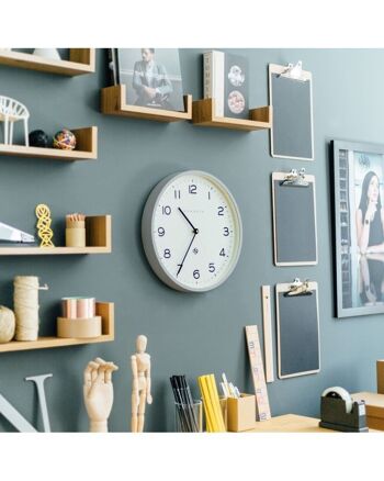 Horloge murale - Classique & Moderne - Gris - Number 3 Echo - Newgate 4